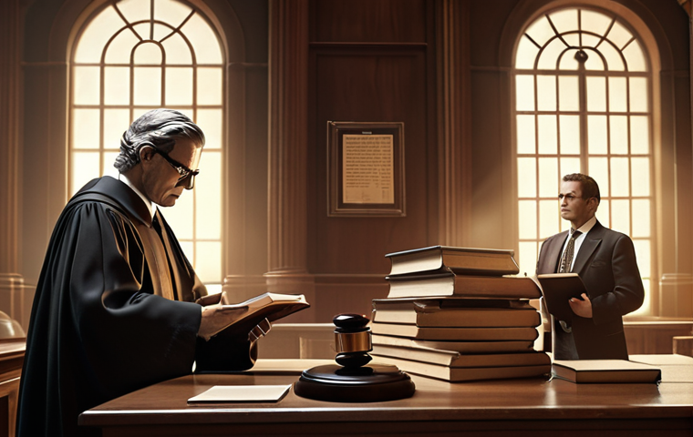 A striking visual contrast between the traditional legal profession and its modern evolution. On the left, a sepia-toned, classic courtroom scene with a lawyer poring over large, dusty law books and a solemn judge. On the right, a brightly lit, futuristic setting showcasing a contemporary lawyer interacting with holographic data, AI-powered legal software on multiple screens, and secure digital networks. A glowing, dynamic bridge or transition should connect these two distinct eras, symbolizing the rapid transformation of the legal world.